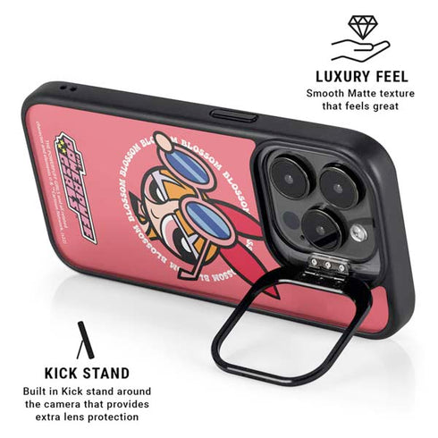 Cartoon Network Powerpuff Girls Blossom iPhone 14 Pro Kickstand Case